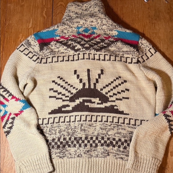 Faherty Men's Sun & Waves Cowichan Zip-Up Cardigan Sweater - Picture 7 of 7